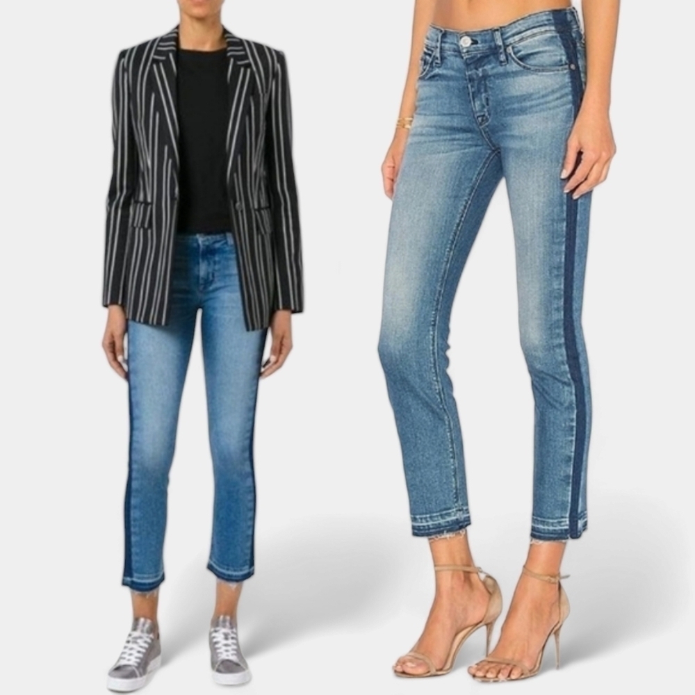 Hudson Jeans Tilda Midrise Crop in Impulse $198